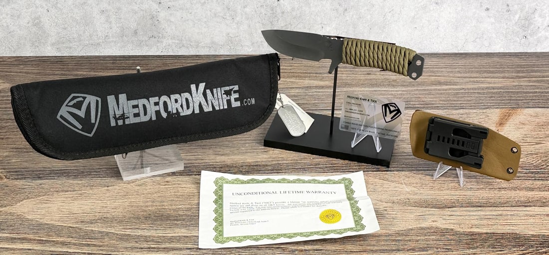 Medford Knife and Tool FM2 Knife: FM2 Deployment Line Fieldmaster, new in box.