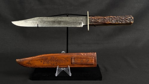 Cambridge Cutlery Stag Handle Bowie Knife