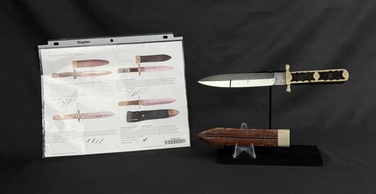 Thomas Turner Co Spear Point Dagger Knife