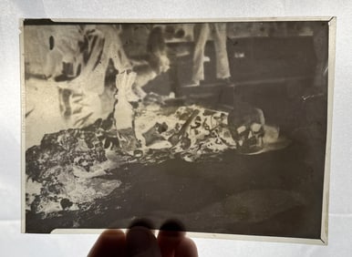 Indian Burial Mound Photo Negative