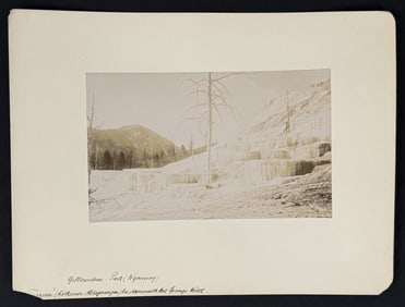 Frank Jay Haynes Yellowstone Park Cabinet Photo