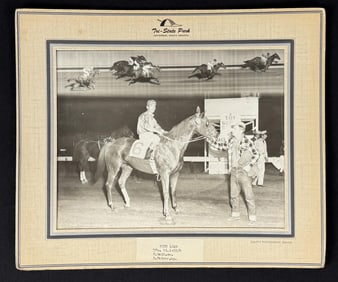 Rich Loam Racehorse Cabinet Photograph