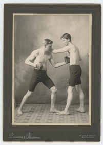 Dusseau Butte Montana Boxer Pugilist Cabinet Photo
