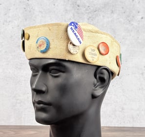 WW2 US Navy Teamster White Hat