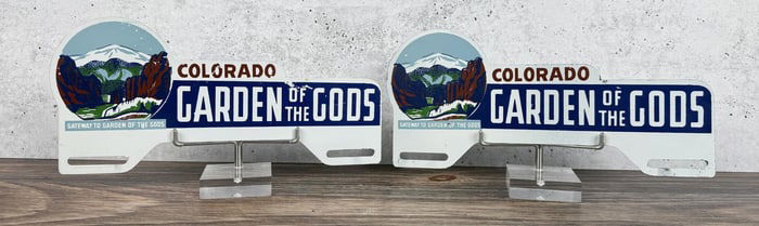Colorado Garden of the Gods License Plate Toppers