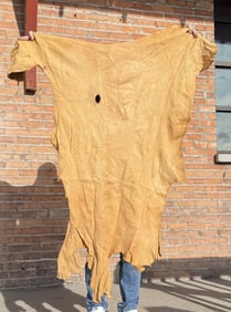 Tanned Leather Montana Elk Hide