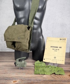 Vietnam War Claymore Mine Clacker Manual and Bag