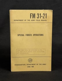 Vietnam War Special Forces Operations Manual