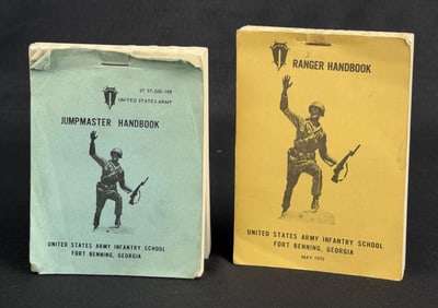 Vietnam War Ranger Jumpmaster Handbooks