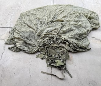 Vietnam War Green Airborne Parachute