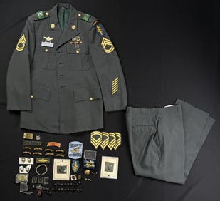 Named Vietnam War Special Forces Uniform Grouping