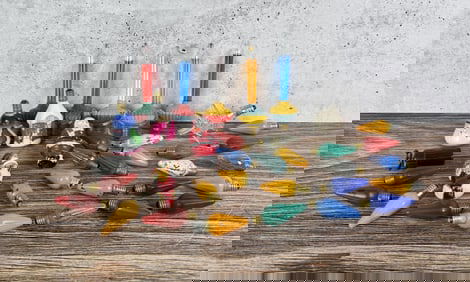 Collection of Antique Christmas Bulbs Lights