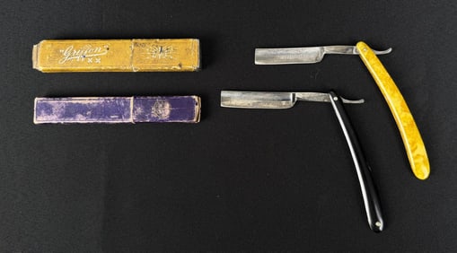 Antique Griffon Magnetic Straight Razors