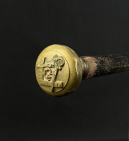 Masonic Door Knob Cane Walking Stick