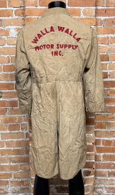 HBT Walla Walla Motor Supply Inc Chore Coat Jacket