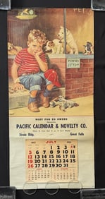 Great Falls Montana Advertising Calendar 1953