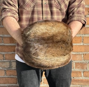 Beaver Fur Muff Hand Warmer