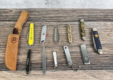 Collection of Pocket Knifes & Blades