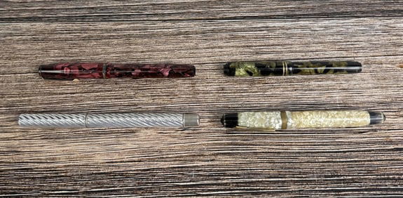 Group of Vintage Fountain Pens