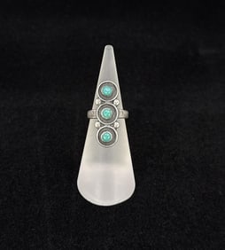 Navajo Sterling Silver Turquoise Ring