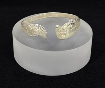 ETJ Northwest Coast Haida Sterling Bracelet