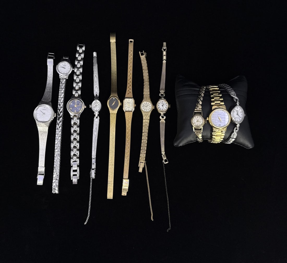 Collection of Assorted Ladies Watches: Nice grouping.