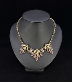 Rhinestone Costume Jewelry Necklace