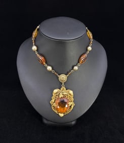 Victorian Costume Jewelry Necklace