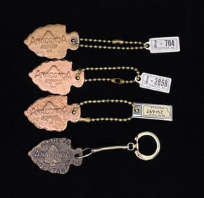 Anaconda Copper Mining Company Montana Keychains