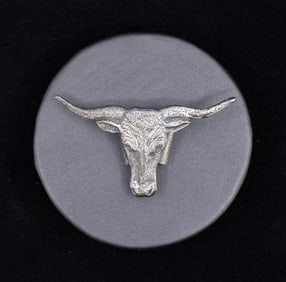 Montana Longhorn Steer Cowboy Scarf Slide