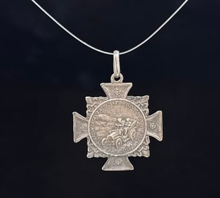 Sterling Silver Saint Christopher Medal