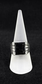 Sterling Silver Black Onyx Ring