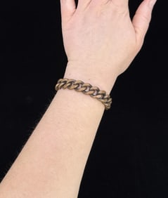 Copper Cuban Link Bracelet