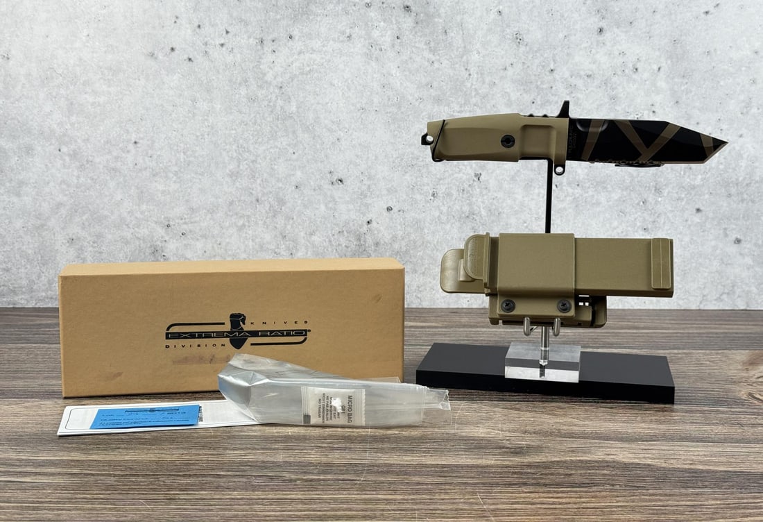 Extrema Ratio Fulcrum C Desert Warfare Knife: New in box.