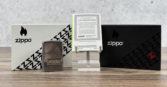 Zippo Chrome Bolts Lighter 29672