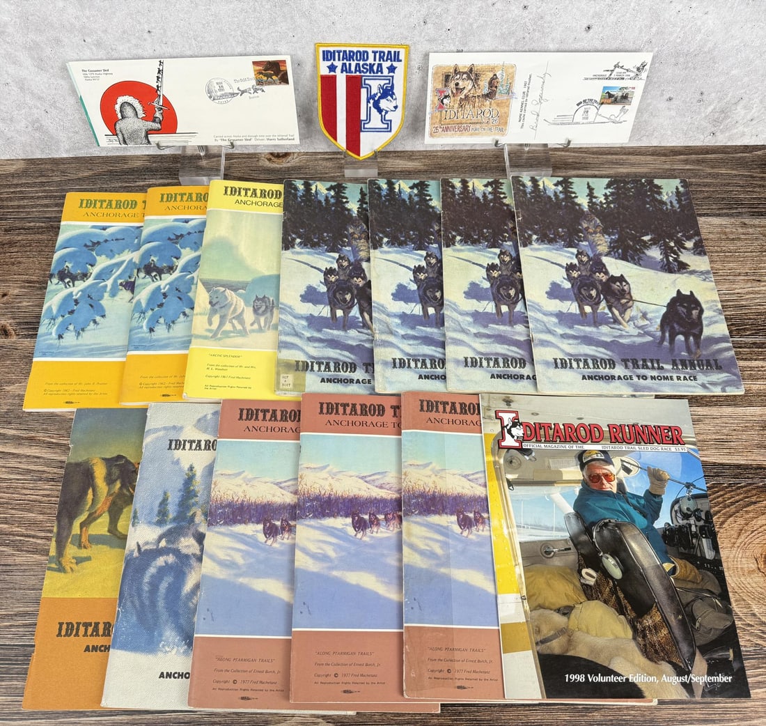 Collection of Iditarod Dog Race Ephemera: Nice grouping.