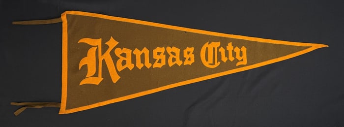 Kansas City Missouri Sewn Souvenir Felt Pennant