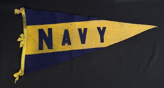 Navy Naval Academy Sewn Souvenir Felt Pennant