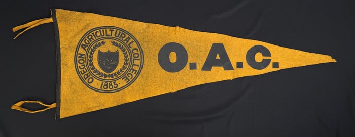 Oregon Agricultural College Souvenir Felt Pennant