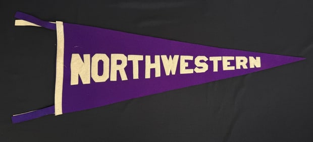 Northwestern University Souvenir Felt Pennant