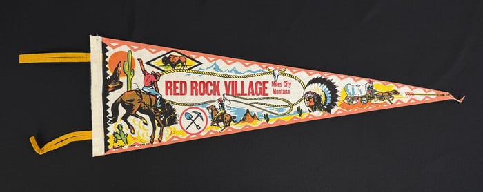 Miles City Montana Souvenir Felt Pennant