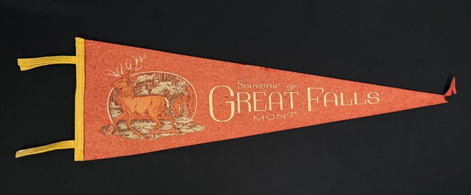 Great Falls Montana Souvenir Felt Pennant