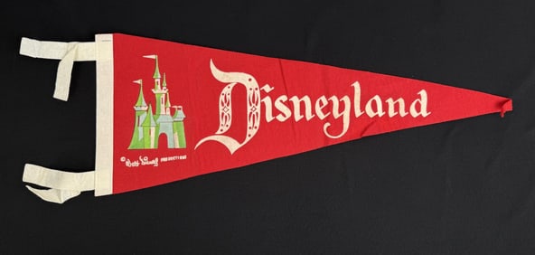 WDP Disneyland Souvenir Felt Pennant
