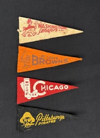 Collection of Baseball Souvenir Felt Pennants