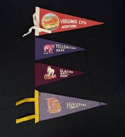 Montana Souvenir Felt Pennants