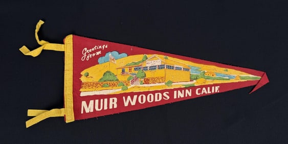 Muir Woods Inn California Souvenir Felt Pennant