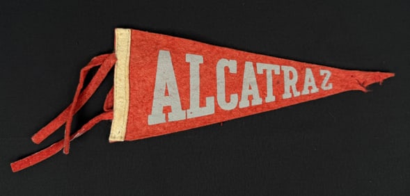 Alcatraz Prison Souvenir Felt Pennant