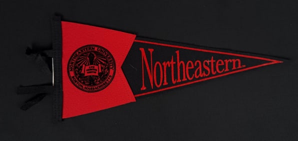 Northeastern University Souvenir Felt Pennant