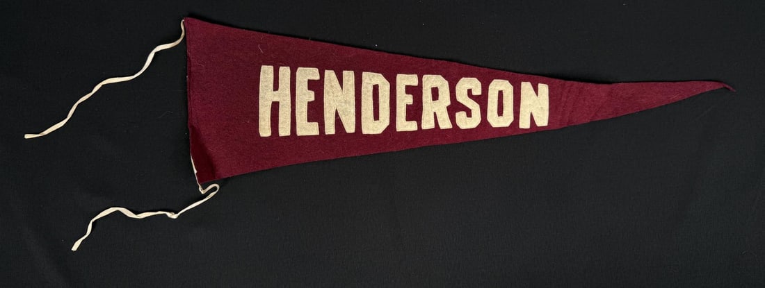 Henderson Motorcycle Souvenir Felt Pennant (1 of 4)