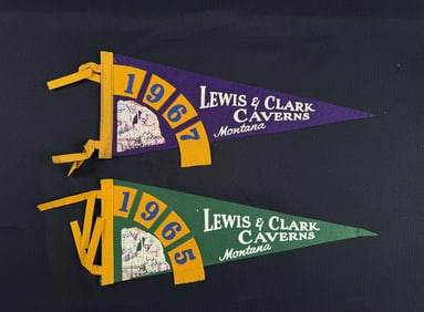 Lewis & Clark Caverns Montana Souvenir Pennants